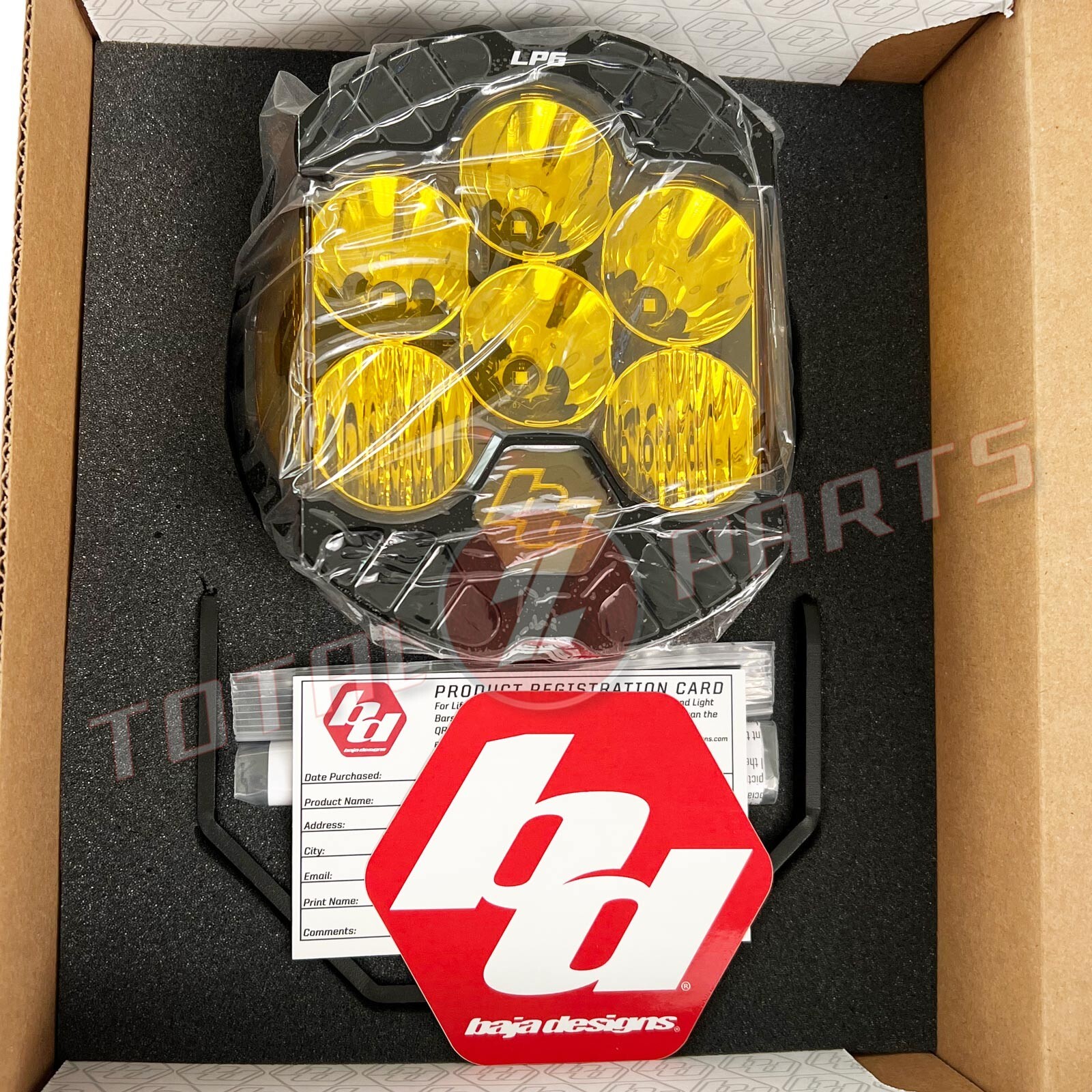 Baja Designs® LP6 Pro LED Amber Yellow Driving/Combo Lamp