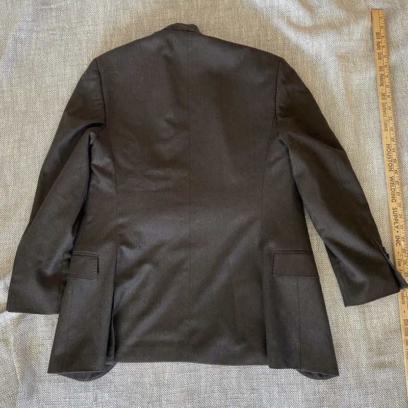 J Crew Ludlow Vitale Barberis Canonico Brown Wool Sport Coat Jacket sz 36R