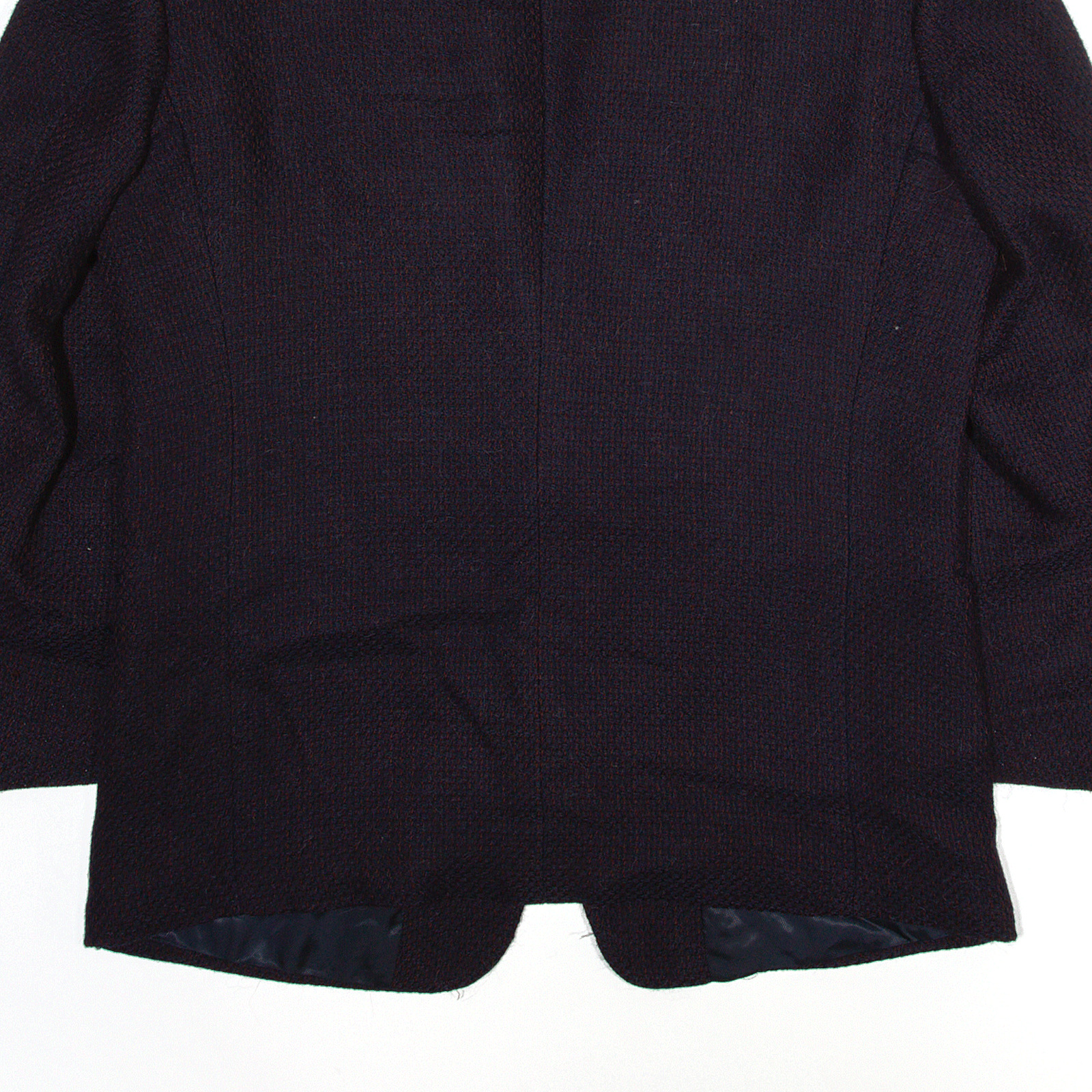 Vintage GIANFRANCO FERRE Mens Wool Alpaca Hair Mix Purple 90s Knit Blazer L - Picture 6 of 8
