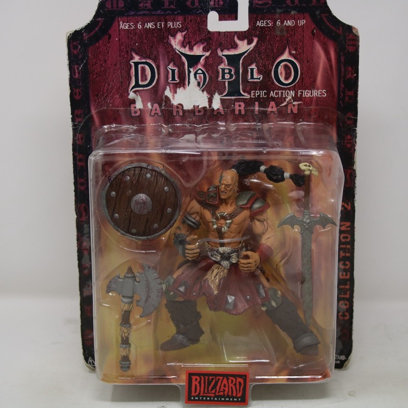 Diablo II Barbarian Epic Action Figure By Blizzard (2000)