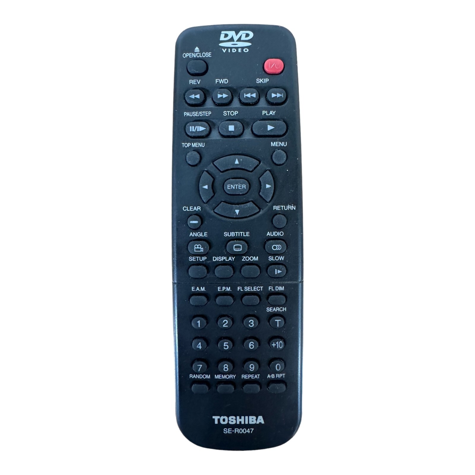 Genuine Toshiba SE-R0047 DVD Player Remote Control Replacement Has Been Tested