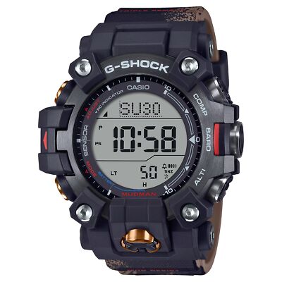 Pre-owned Casio Multicolour Mens Digital Watch G-shock Master Of Mudman Gw-9500tlc-1er