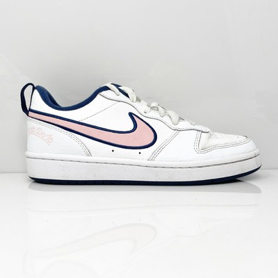 

Nike Boys Court Borough Low 2 SE1 DB3090-100 Белая повседневная обувь Кроссовки SZ 4.5Y, Белый, Court Borough Low 2 SE1