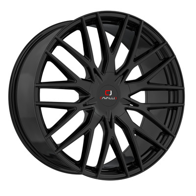 20'' Cavallo CLV-45 Gloss Black Wheel 20x8.5 5x4.5 5x120 35mm Rim