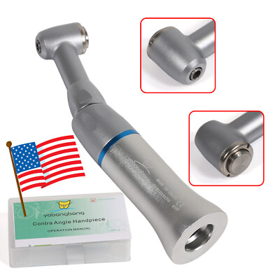 Dental NSK Style Push/Latch Contra Angle Handpiece Straight Air Motor 2/4H kx