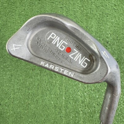 Ping Zing Single 4 Iron Red Dot KT-M Stiff Steel Shaft 38 