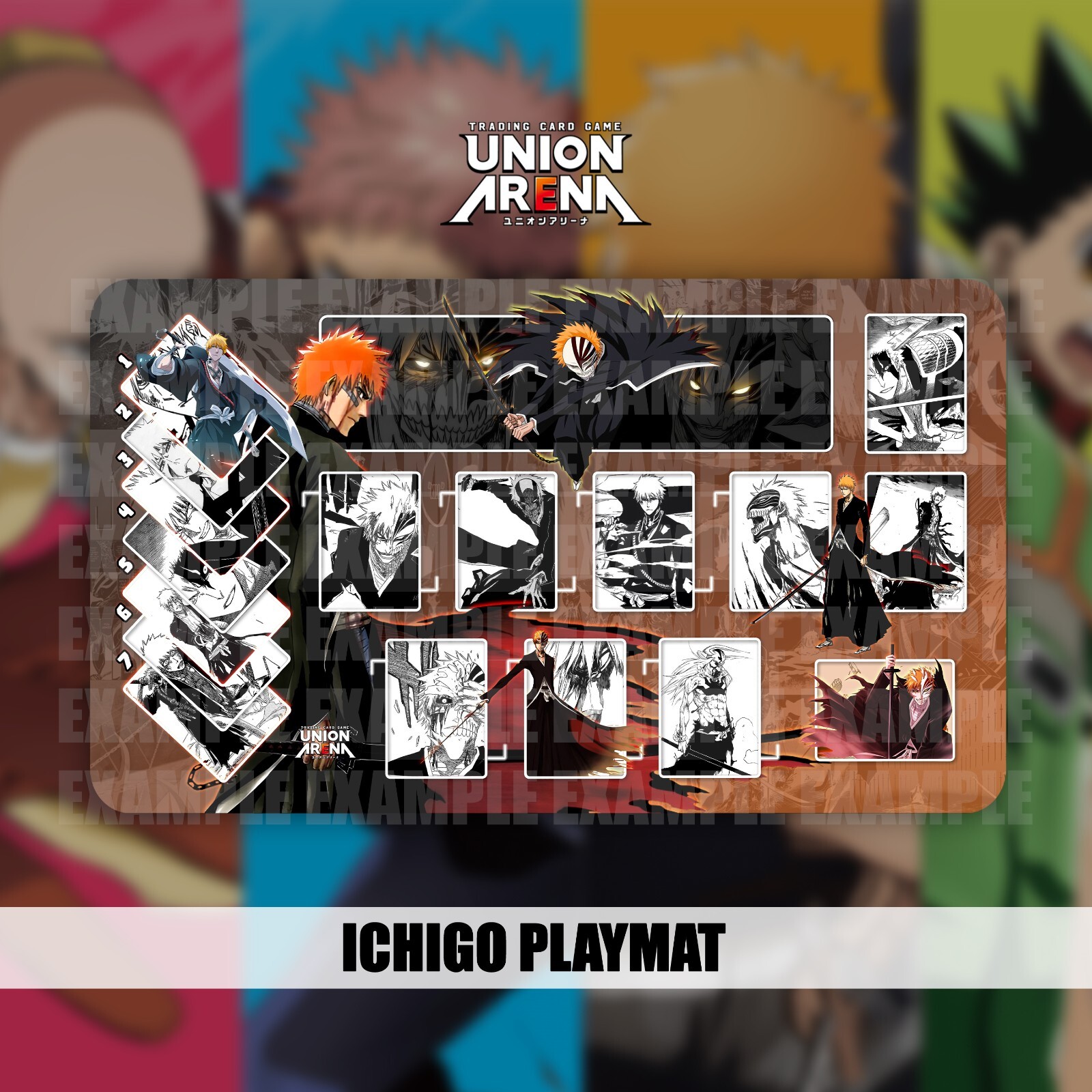 BLEACH【UNION ARENA/プレイマット】 Playmat TCG Union Arena Bleach Ichigo Kurosaki | eBay