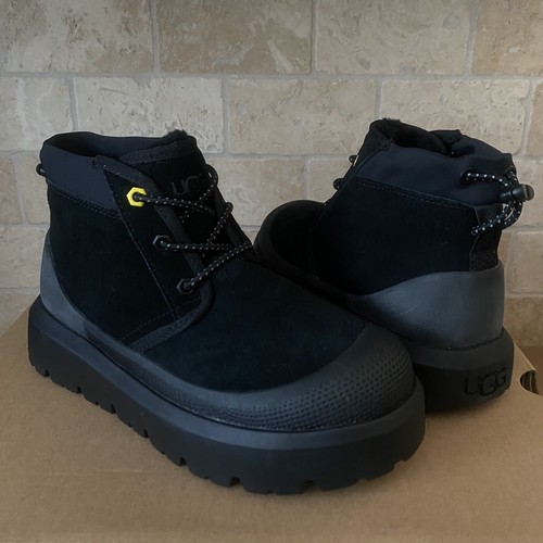 UGG Neumel Weather Hybridブラック ブーツ UGG Neumel Weather Hybrid Boot Black (Kids) - 1171299K-BLK - US