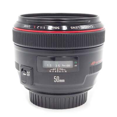 Canon 50mm f/1.2 L USM EF Lens - USED