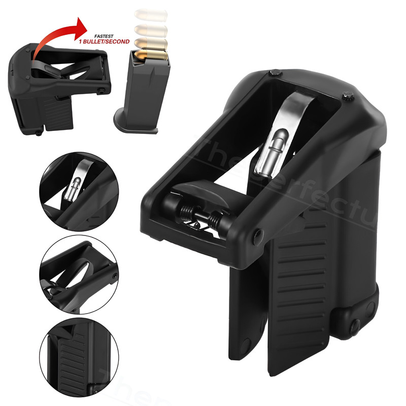 Portable Raptor Universal Pistol Speed Loader For Magazines From .380 9mm-45 Acp