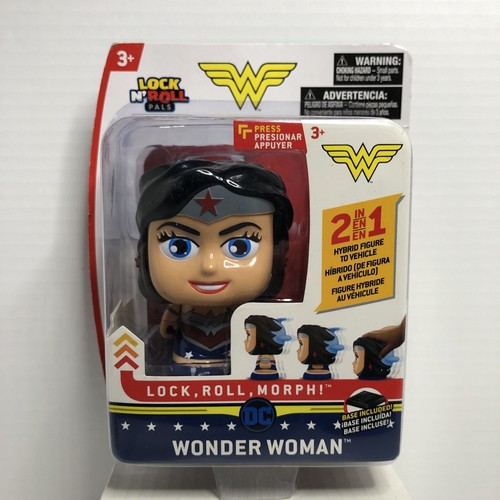 Wonder Woman Figure to Vehicle Lock Roll Morph 2 in 1 Hybrid Toy