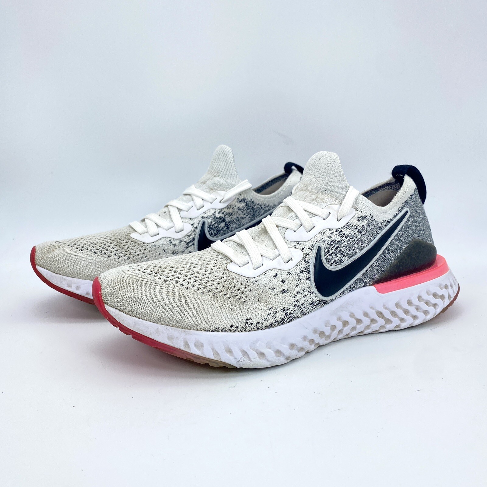 women's nike epic react flyknit running shoes white