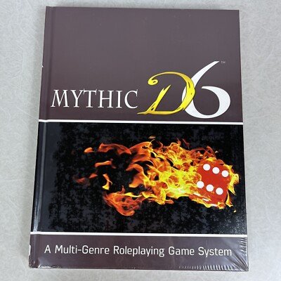 Mythic D6 A Multi-Genre Roleplaying Game System 2018 Hardcover NEW SEALED
