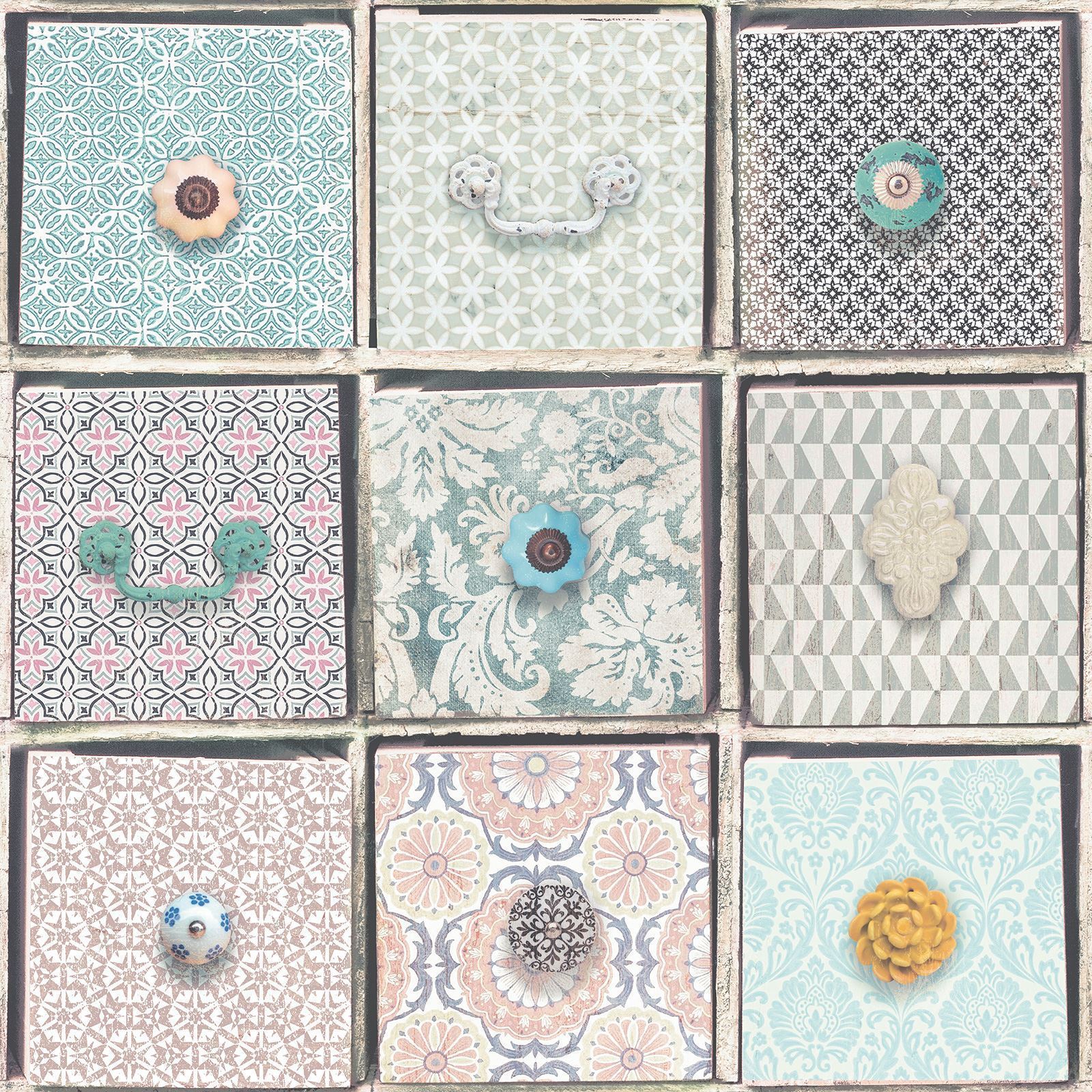 Autres Papier Peint Rasch Marocain Geometrique Floral Tiroirs Luxe Portefeuille 281804 Navigators Com Mk