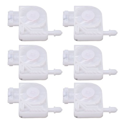 6PCS Ink Damper Replacement with Mesh Filter PP Plastic Printer Damper