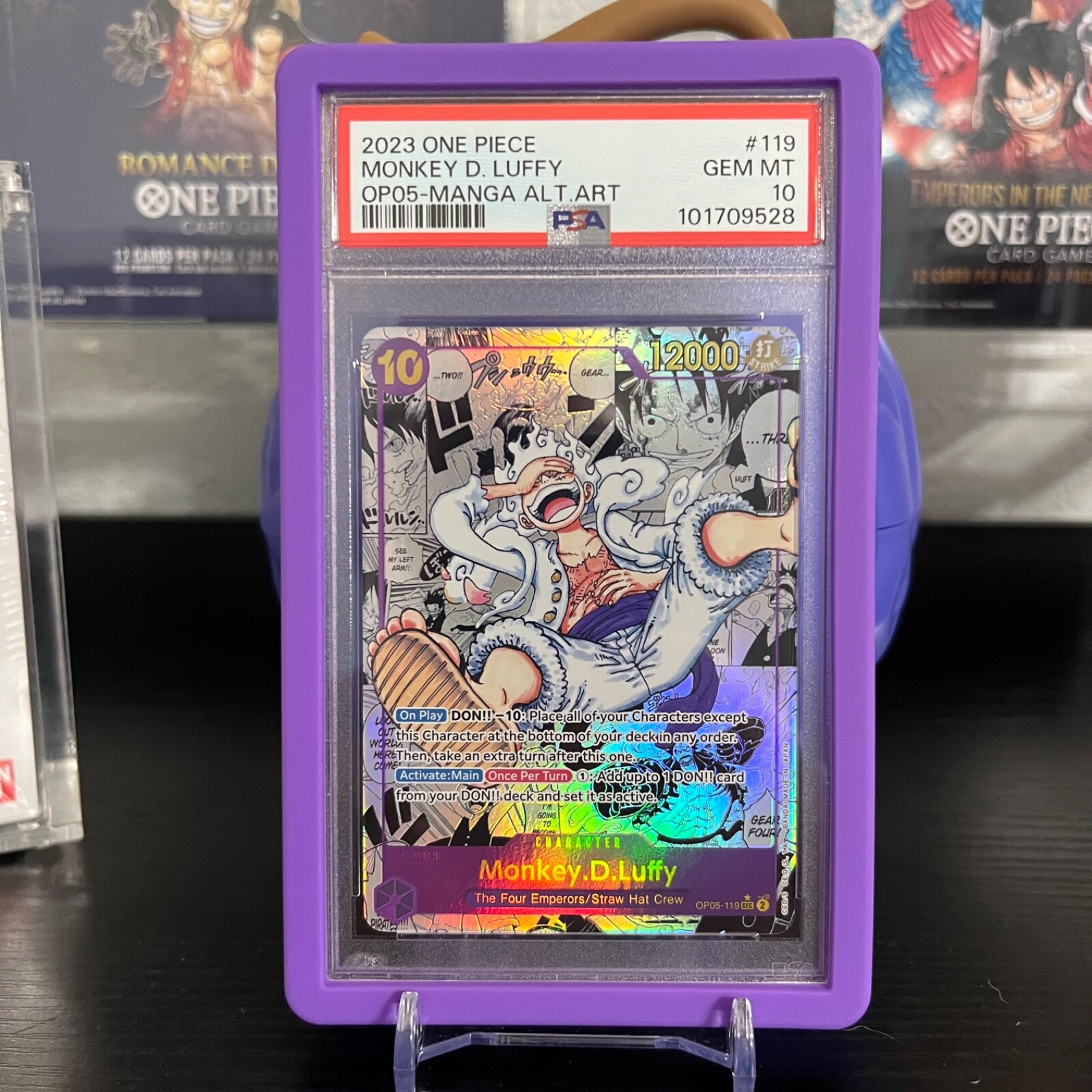 One Piece TCG English | OP05-119 Monkey D. Luffy | Manga Alt