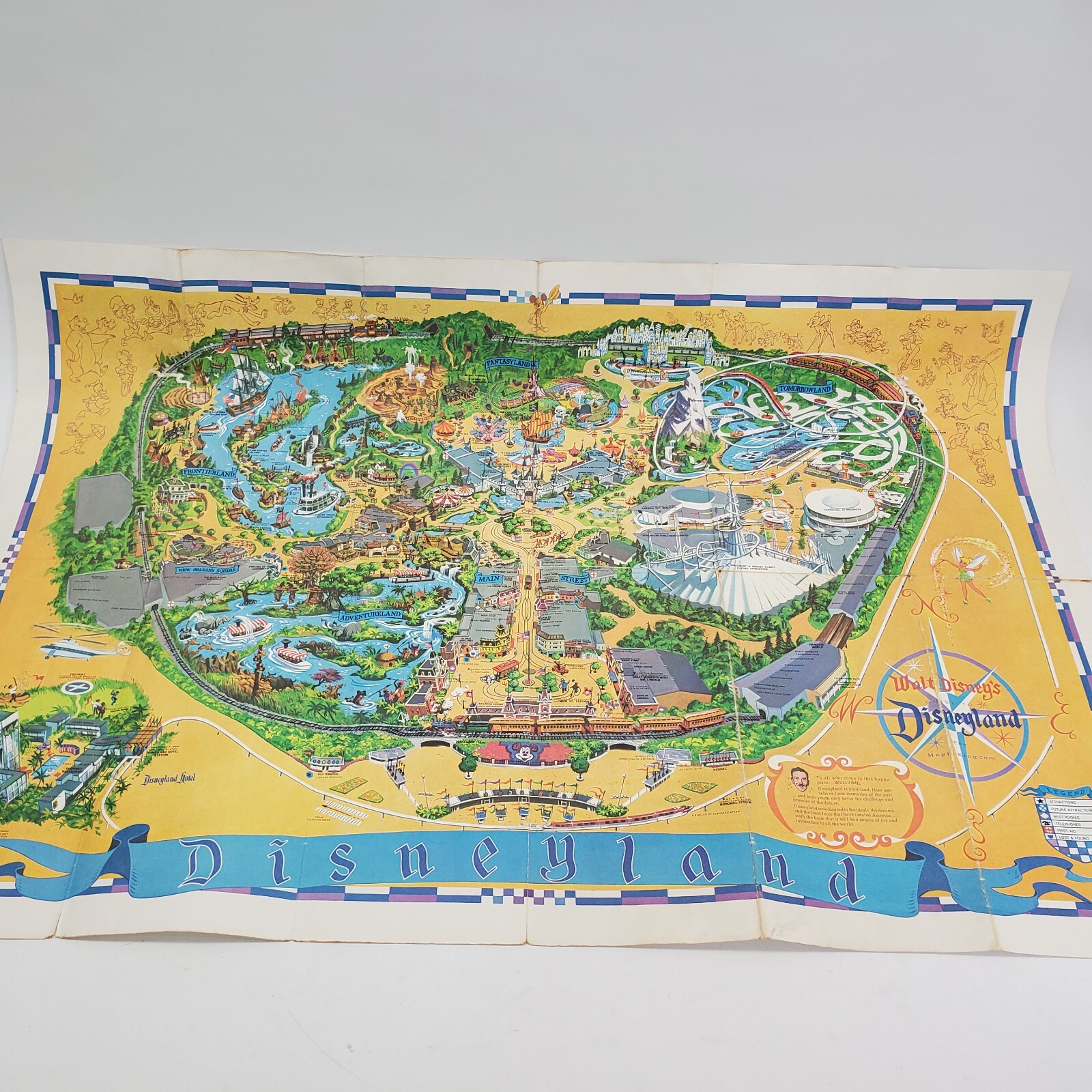 【アメリカで購入】Disney MAPS Disneyland 1999 Map Reproduction | eBay