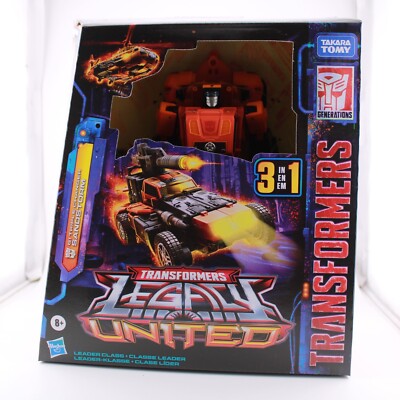 Transformers Legacy United Leader Class Sandstorm G1 Triple Changer 7.5'' Figure