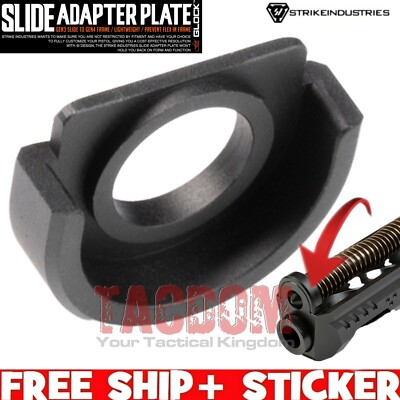 Strike Industrie Slide Adapter Plate for GLOK GEN 3 SLIDE to a GEN 4 FRAME 