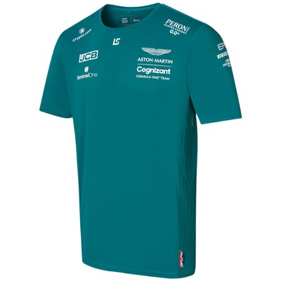 ASTON MARTIN F1 ASTON MARTIN F1 COGNIZANT 2022 OFFICIAL TEAM DRIVER T-SHIRT - LANCE STROLL MENS