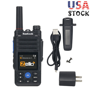 HamGeek HG-369 POC Radio Walkie Talkie Wifi Bluetooth 2G/3G/4G Network Radio US