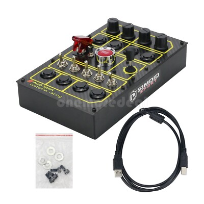 SIMDID D30 Button Box Sim Racing Aodi Sport Customer Racing for Simagic Fanatec