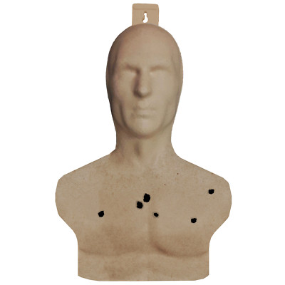 Birchwood Casey 3D Silhouette Target 3pack - Face&Torso, Recycled, Lightweight