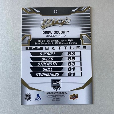 2022 Upper Deck MVP #30 Drew Doughty Ice Battles Gold