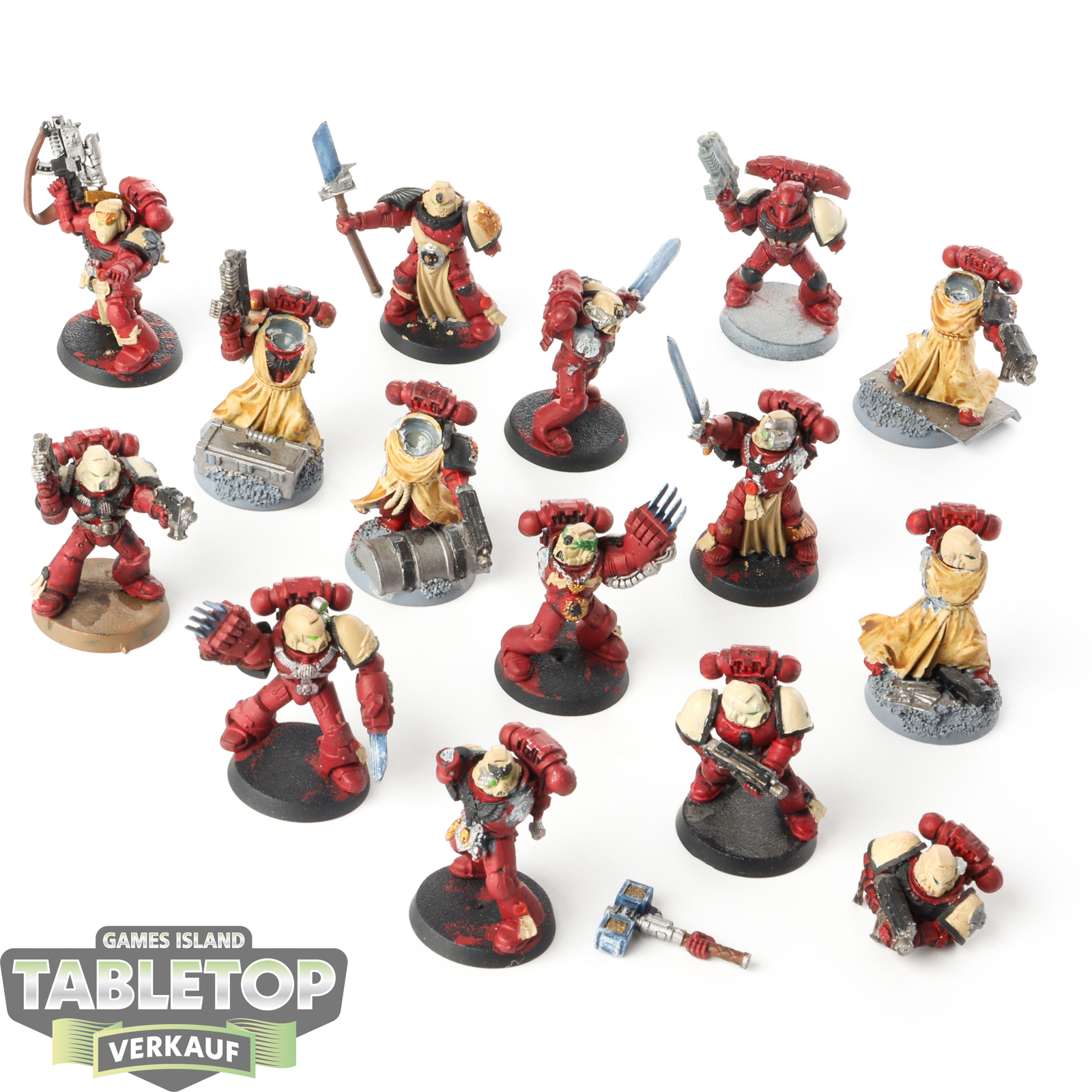 Space Marines - 15x Tactical Marines (Classic) - bemalt