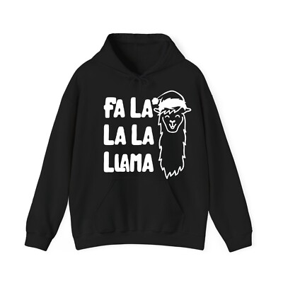 Fa La La La Llama Christmas hoodie, Funny Christmas hoodie, Christmas gift idea,