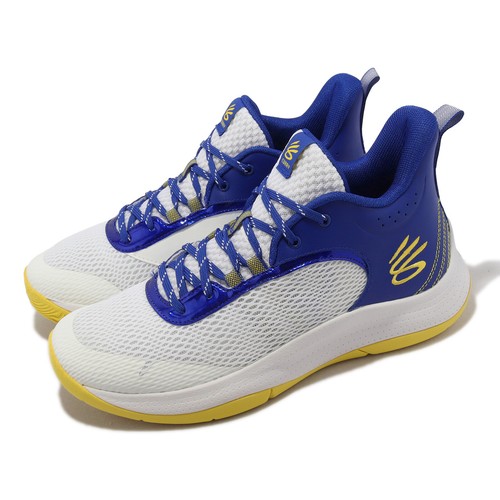 

Мужские баскетбольные кроссовки Under Armour 3Z6 UA Curry White Blue Yellow 3025090-103, Белый, 3z6