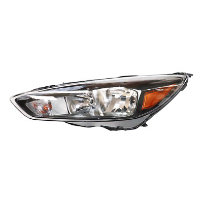 Fits Ford Focus 2015-2018 Halogen w/ LED DRL Headlight Headlamp Driver Side LH 