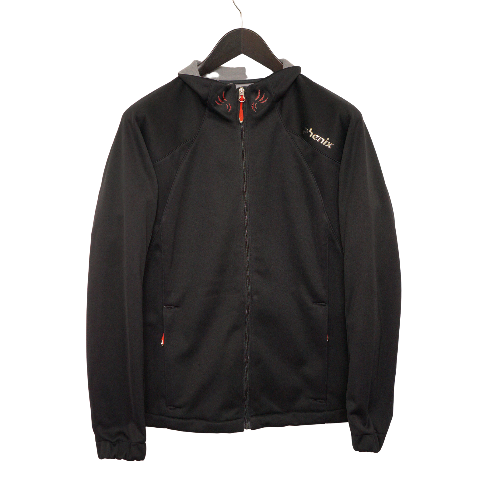 Women Phenix Jacket Black Windbreaker black L D38 IT44 US10 Women Phenix Jacket Black Windbreaker black L D38 IT44 US10