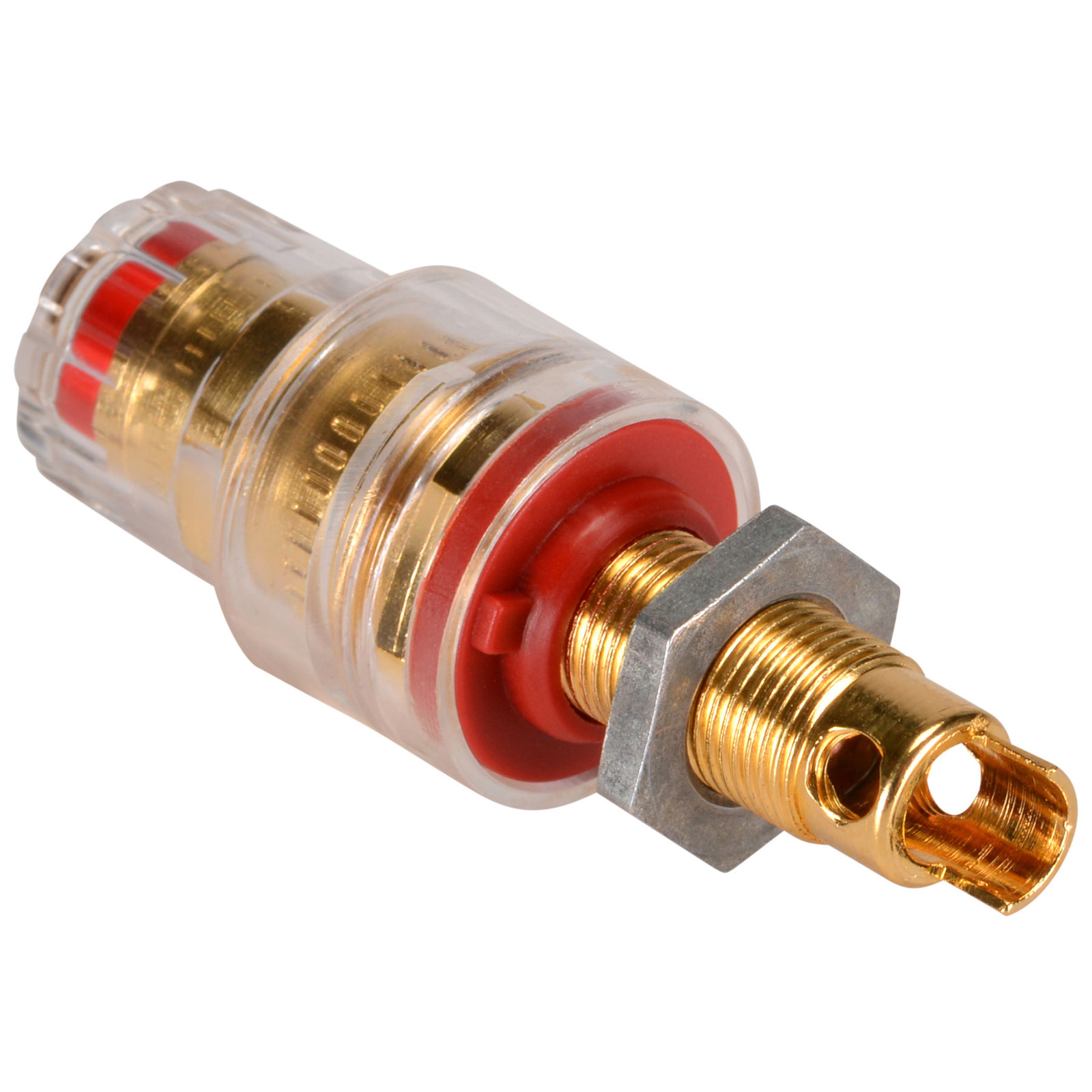 WBT 0765R Midline Fully Insulated Binding Post Red