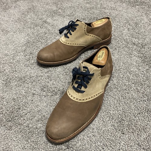 雰囲気◎ old COLE HAAN USA製 Nubuck Dirty Bax Cole Haan Williams British Mens Size 10 M Beige Nubuck