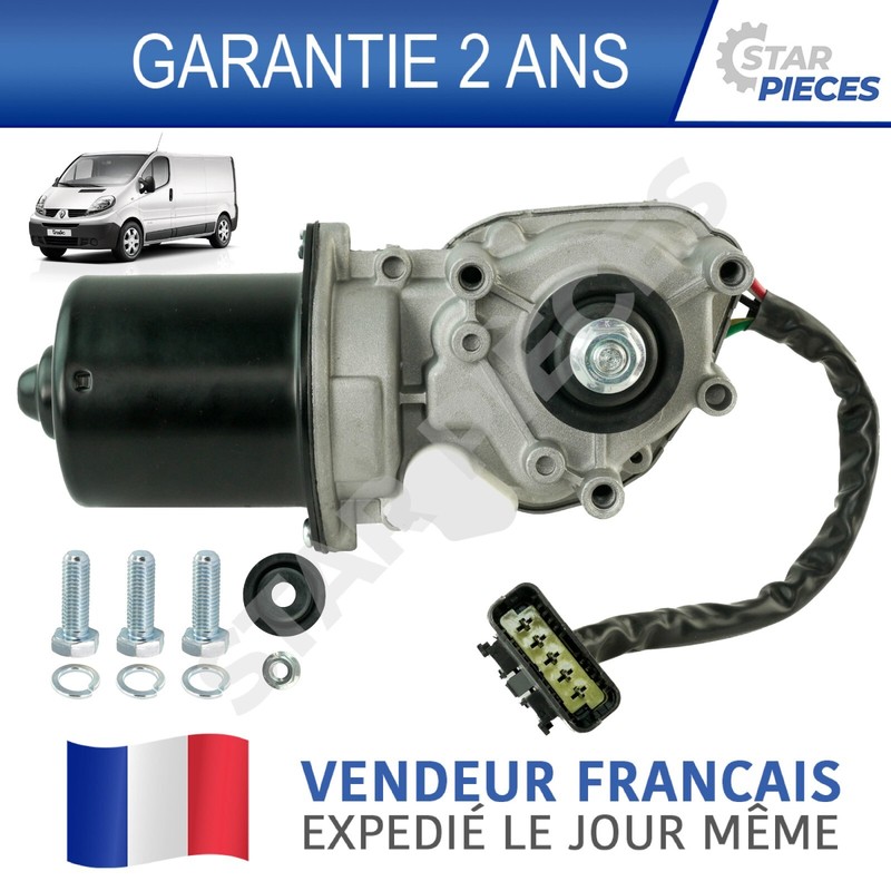 Moteur Essuie Glace Renault Trafic 2 Opel Vivaro Nissan Primastar 2001-2014