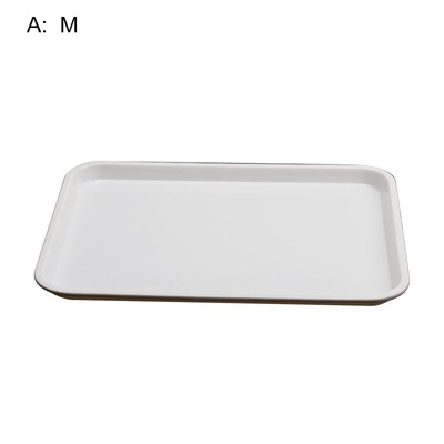 Tray Unique Style Easy to Use Decorative Serving Trays White