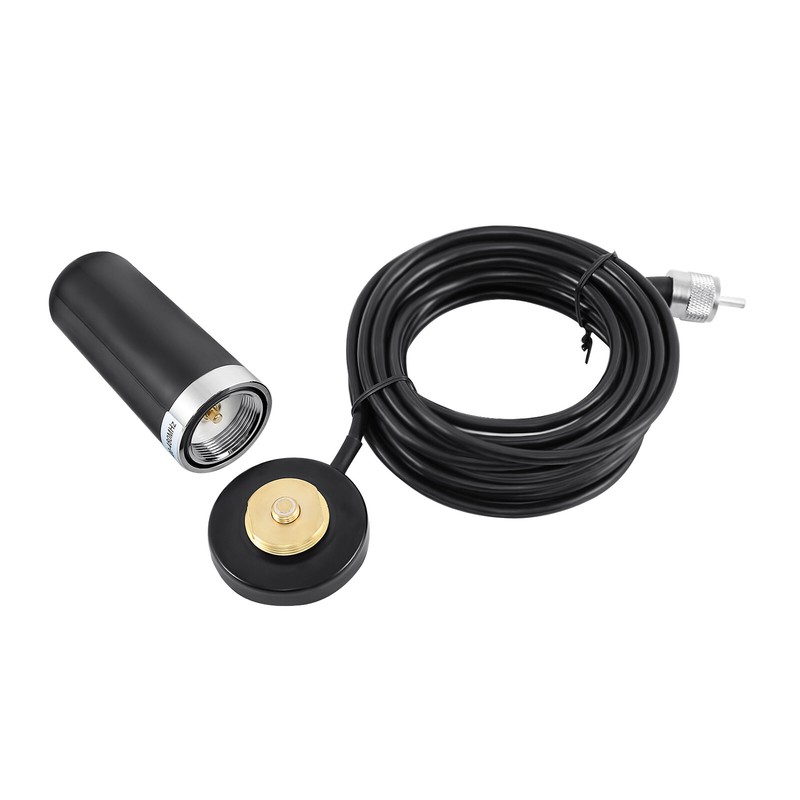 Dual-Band Antenna Magnetic NMO Mount UHF/VHF Set For Car Veh