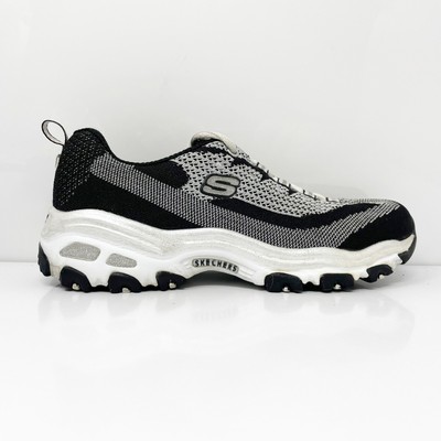 

Skechers Womens D Lites 12243 Черная повседневная обувь Кроссовки Размер 7, Черный, D Lites