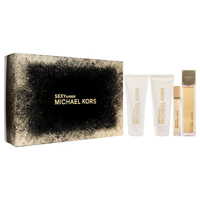 Sexy Amber by Michael Kors for Women - 4 Pc Gift Set
