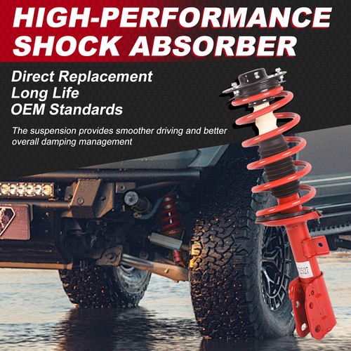 Pair Front Struts w/ Coil Springs for Chevy Equinox GMC Terrain Saturn Vue