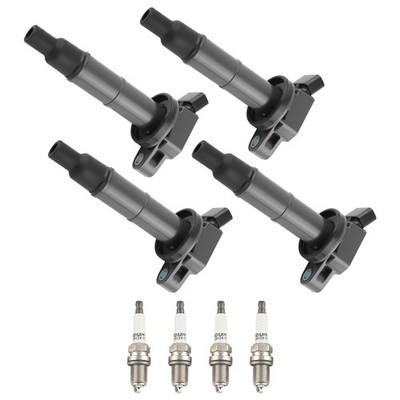 4pack Ignition Coils + Spark Plugs For Matrix L4 2.4L 2013-2013 UF333 7092 IC574