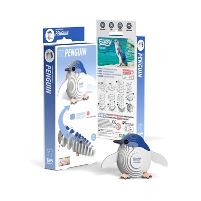 Penguin 3D Figurine Kit - 1.77in. L x 2.83in. W x 1.89in. H (sl105598)