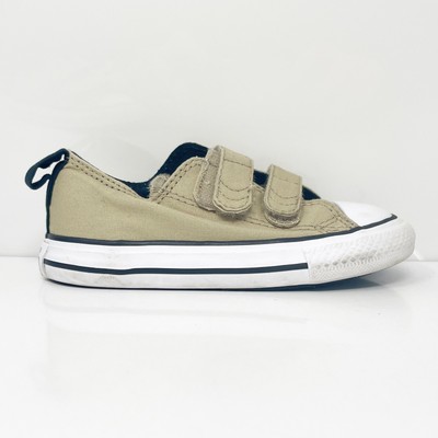 

Кеды Converse Boys CT All Star 2V Ox 760065F Бежевые Повседневная обувь Размер 8, Бежевый, Chuck Taylor All Star 2V Ox