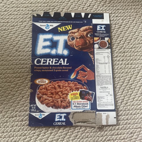 Johnny's - timelesz シリアル 3枚 Vintage 1984 General Mills “New” E.T. Empty Cereal Box W