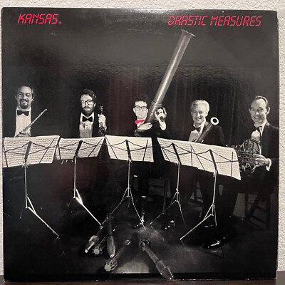 KANSAS - Drastic Measures (CBS) - 12'' Vinyl Record LP - EX