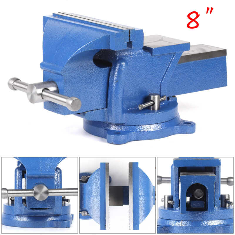 Heavy Duty 8 Work Bench Vice Vise Workshop Clamp Engineer Jaw