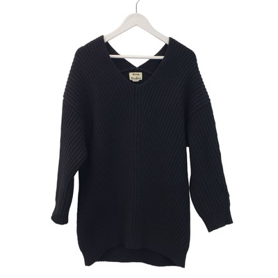 Acne Studios Deka L 100% Wool Ribbed Tunic Sweater Size XXS/XS