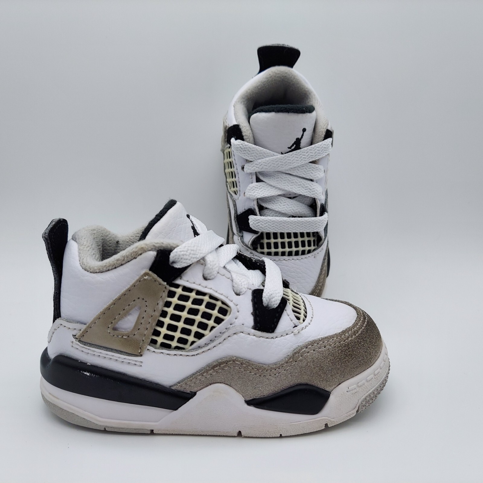 Nike Air Jordan 4 Retro TD Military Black - Size 6C BQ7670