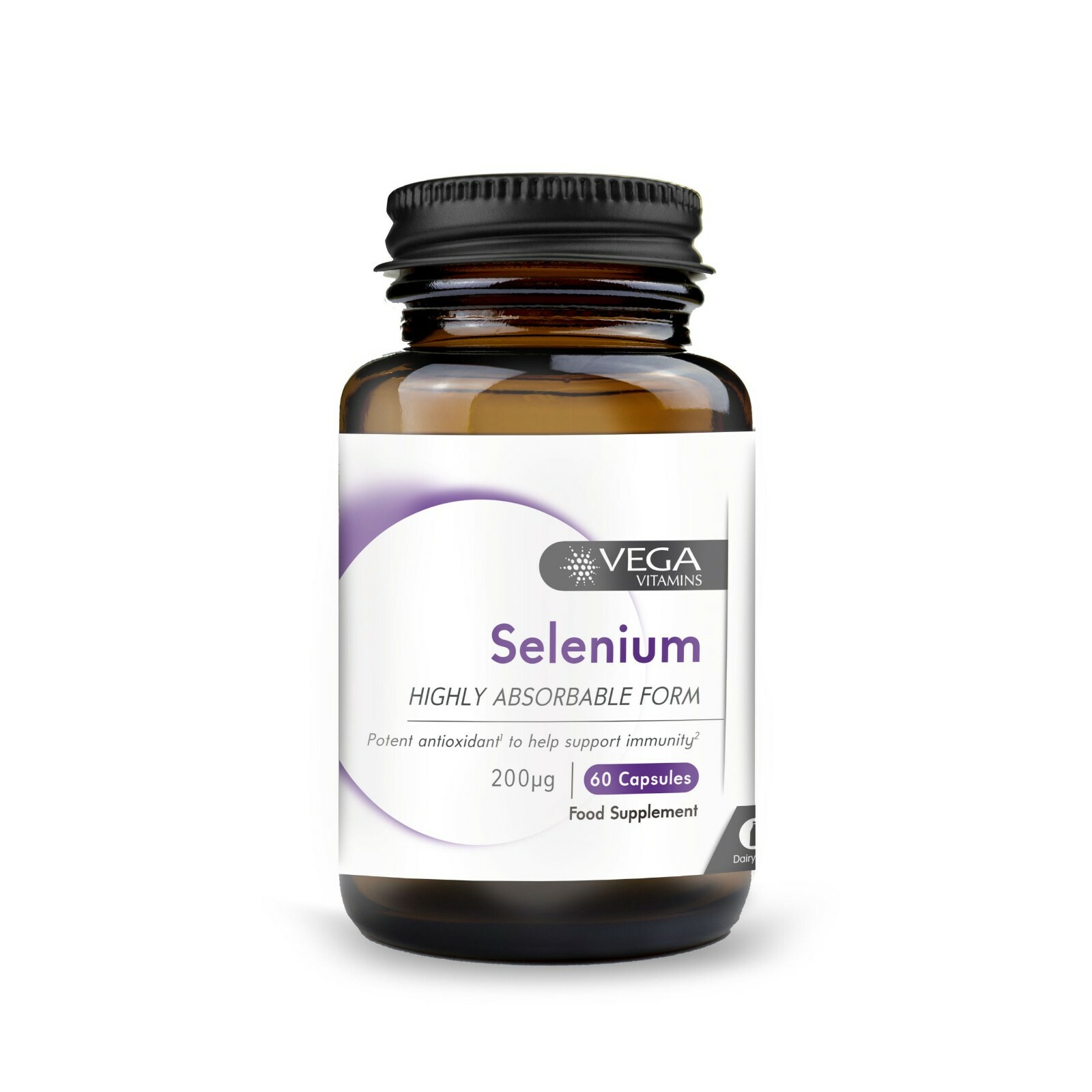 Vega Vitamin Selenium Highly Absorbable Form 60 Capsules buyVits.co.uk